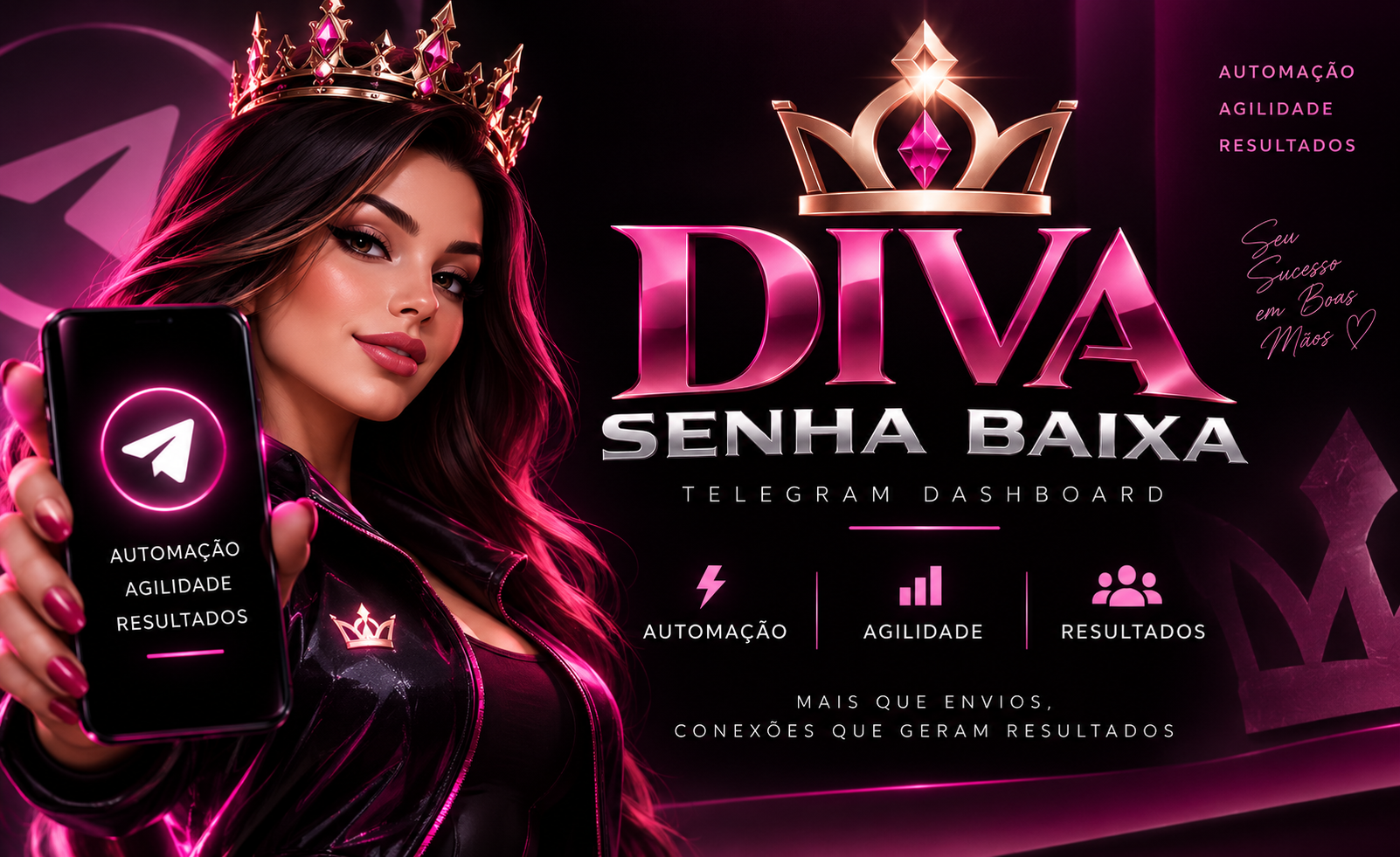 DIVA SENHA BAIXA — automação, agilidade e resultados